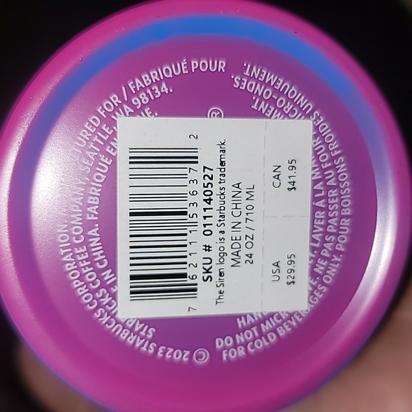 Starbucks Metal Multicolour Gradient Tumbler Cup Venti - Picture 9 of 9